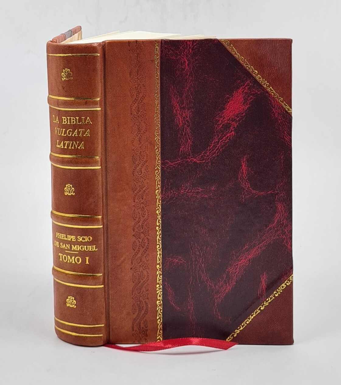 La Biblia Vulgata Latina Traducida en Espan?l, y anotada conform [Leather Bound]