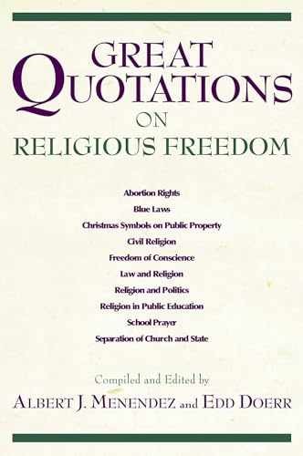 Great Quotations on Religious – Paperback, by Menendez Albert J.; – Very Good