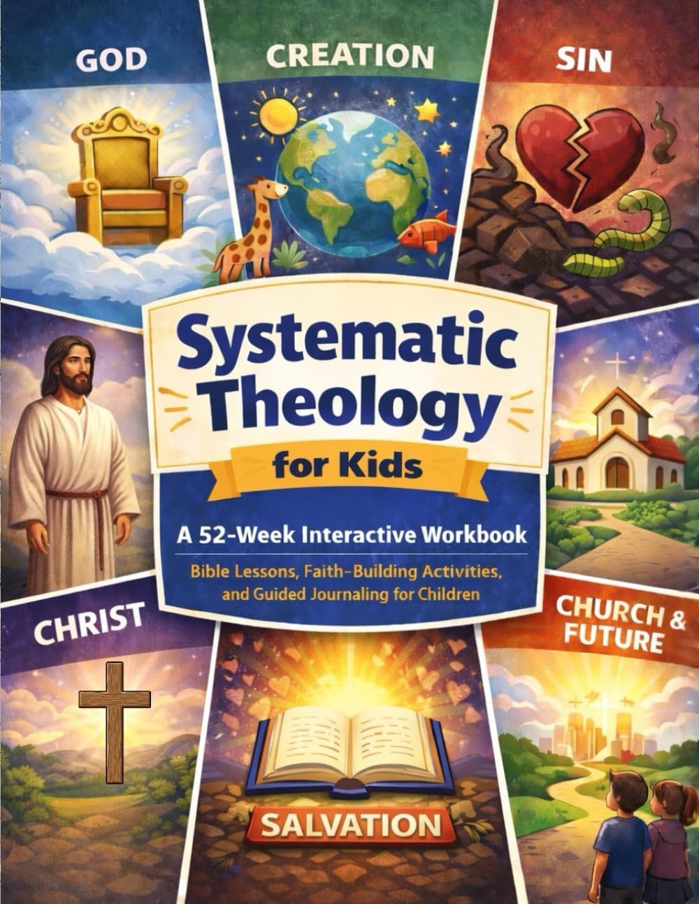 Systematic Theology for Kids Workbook – 52-Week Bible Lessons & Journal