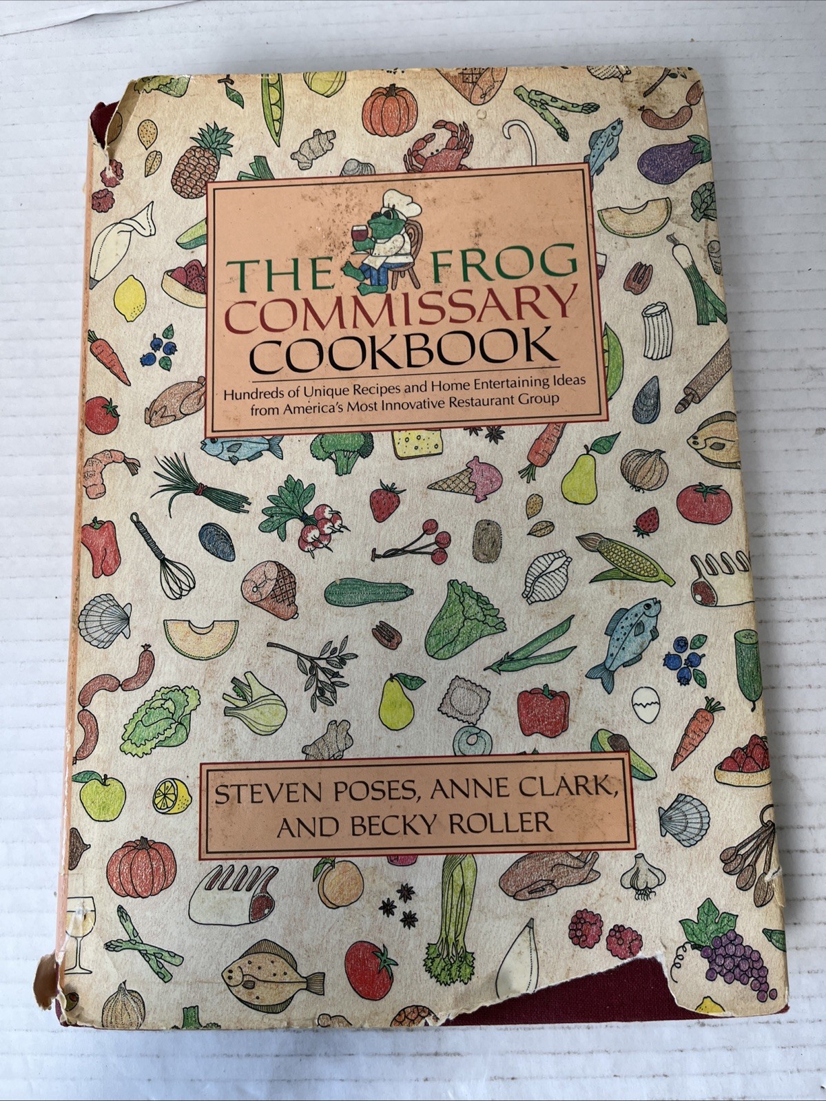 The Frog Commissary Cookbook SIGNED & PERSONALIZED 1985 1st Edition HC DJ