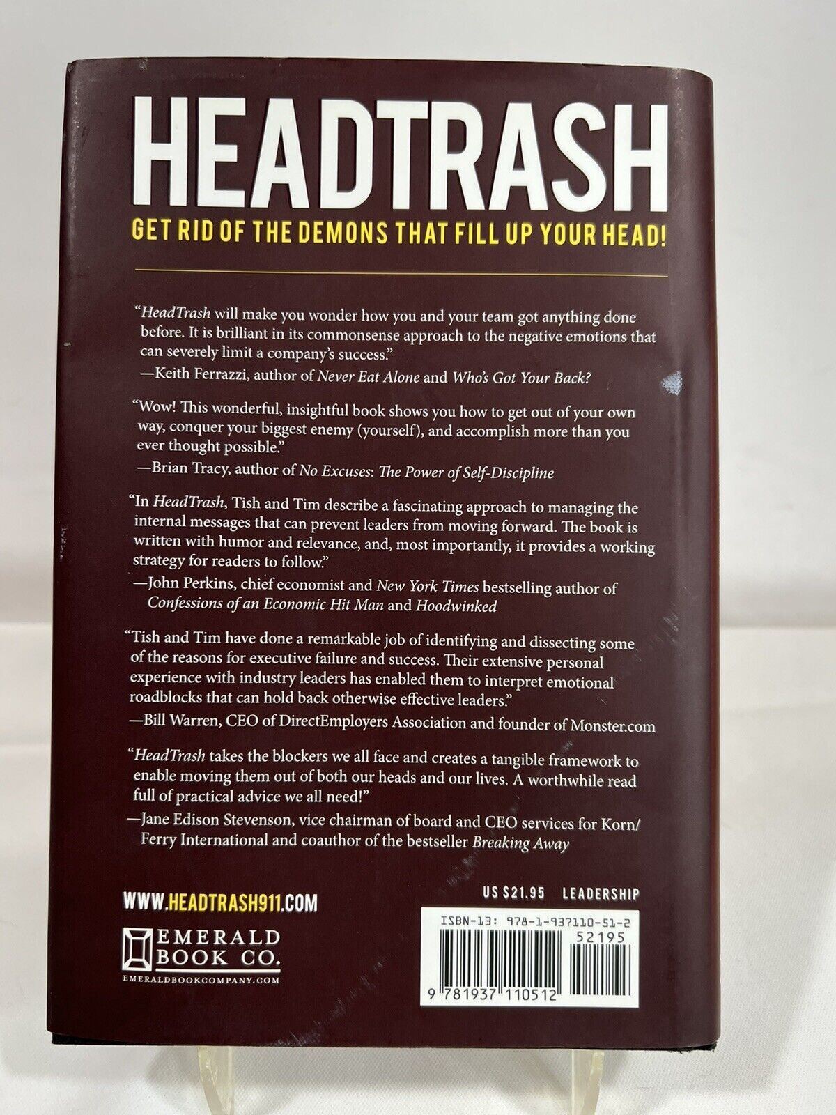 Headtrash Success Book Unbranded Self Help Personal Development Very Good Condit